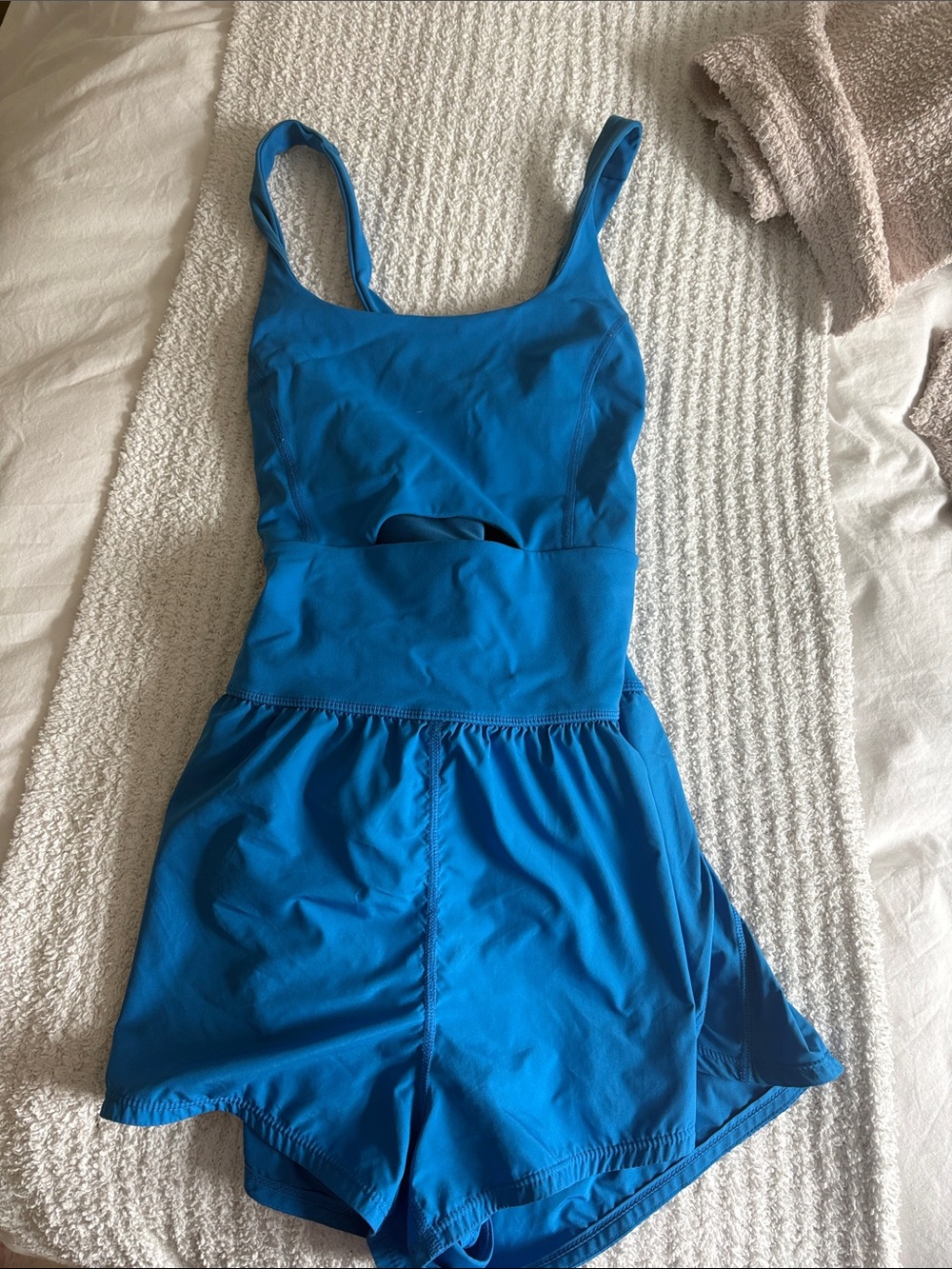 Free People Blue Righteous Runsie